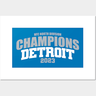 Detroit Football - Division Champions 2023 Posters and Art